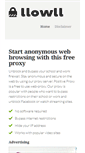 Mobile Screenshot of llowll.net